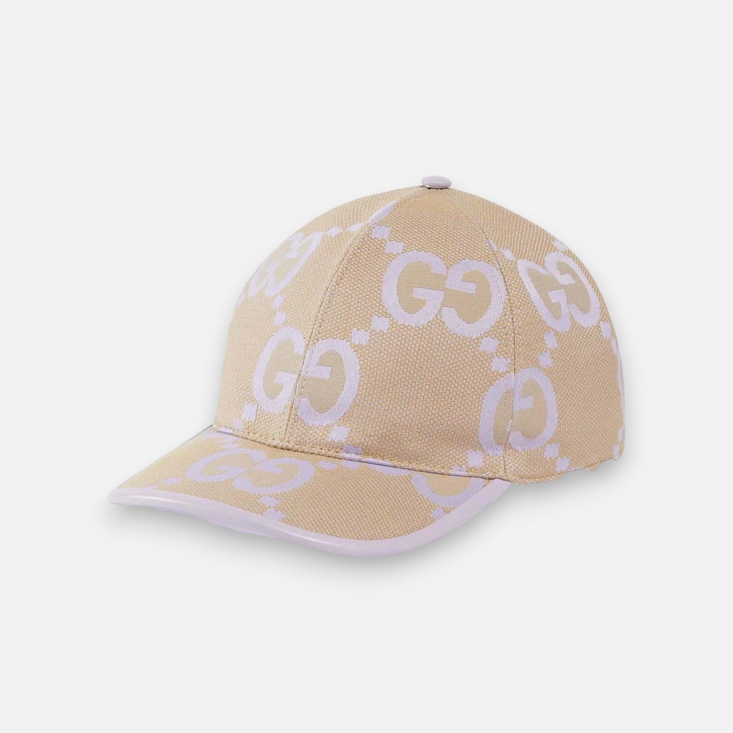 Casquette Gucci GG Supreme Beige & Violet
