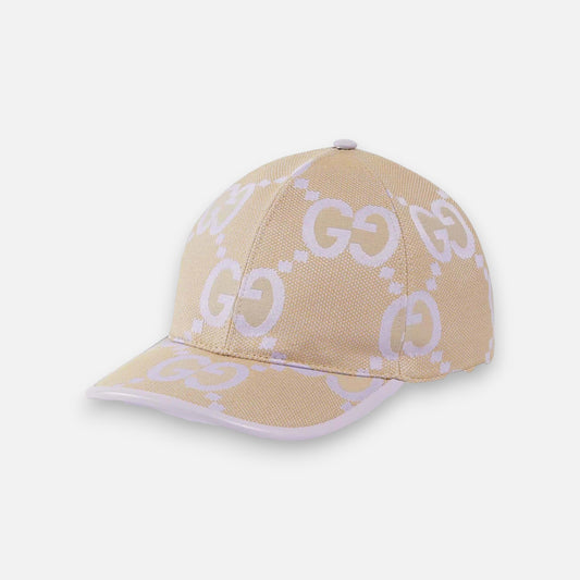 Casquette Gucci GG Supreme Beige & Violet