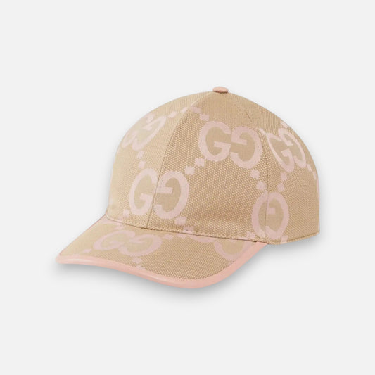 Casquette Gucci GG Supreme Beige & Rose