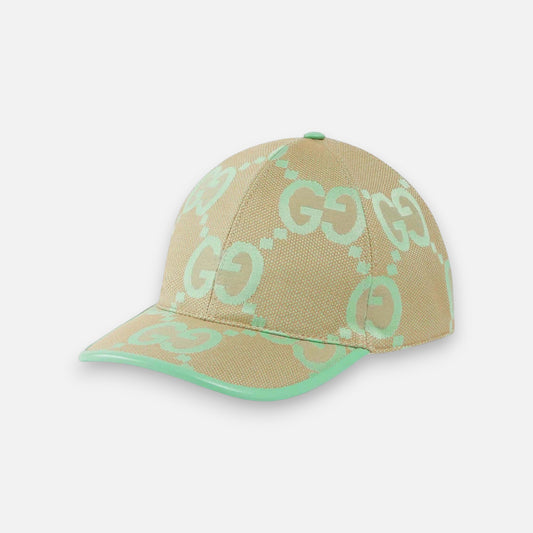 Casquette Gucci GG Supreme Beige & Menthe