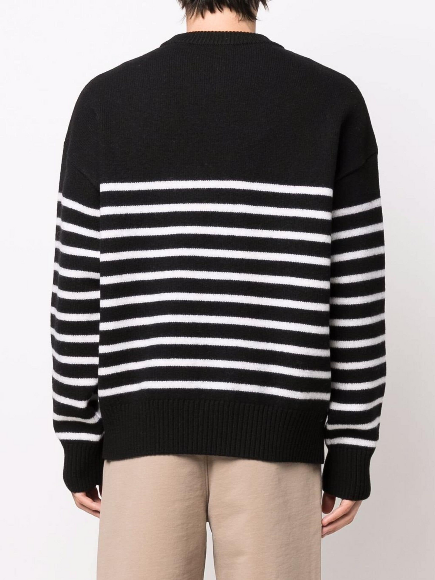 Pull AMI Paris Striped black