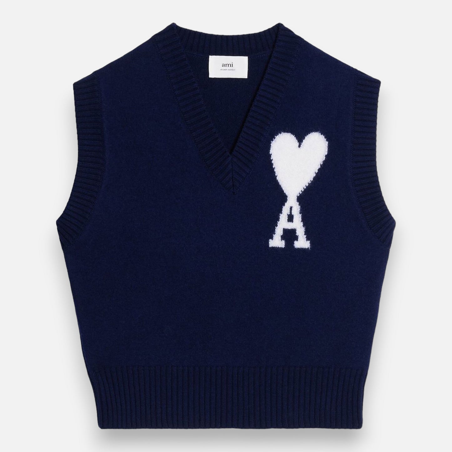 Pull AMI Paris débardeur Dark blue