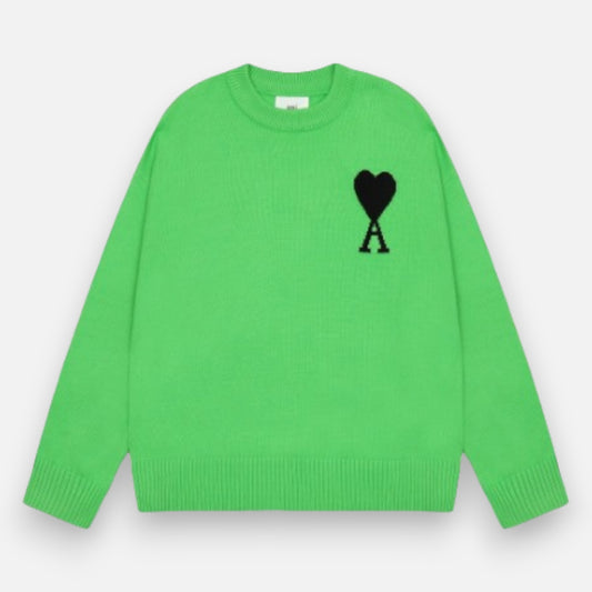 Pull AMI Paris Flash green