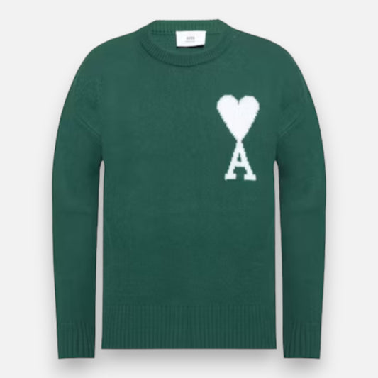 Pull AMI Paris Dark green