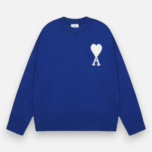 Pull AMI Paris Electric blue