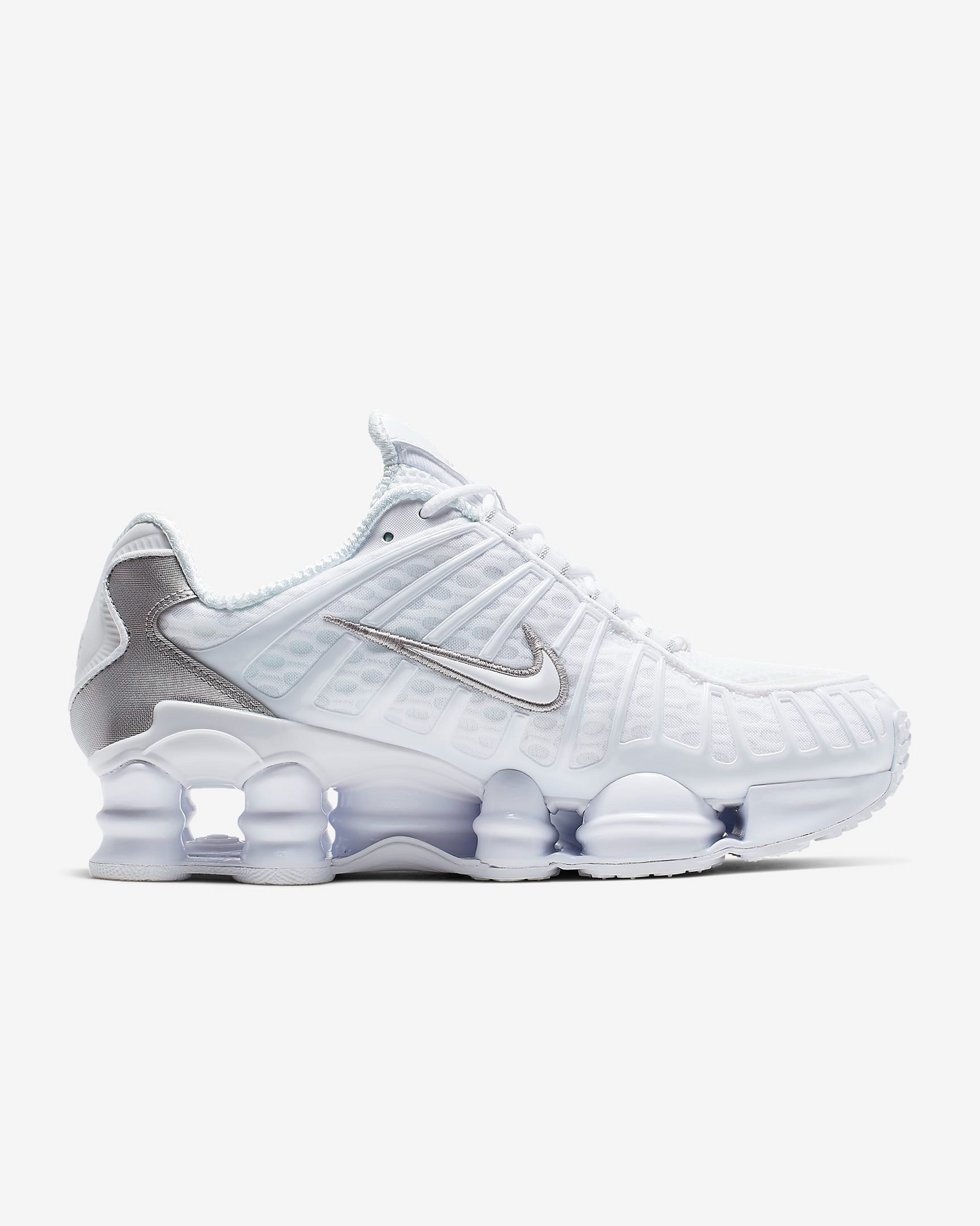 Nike Shox TL White Metallic Silver