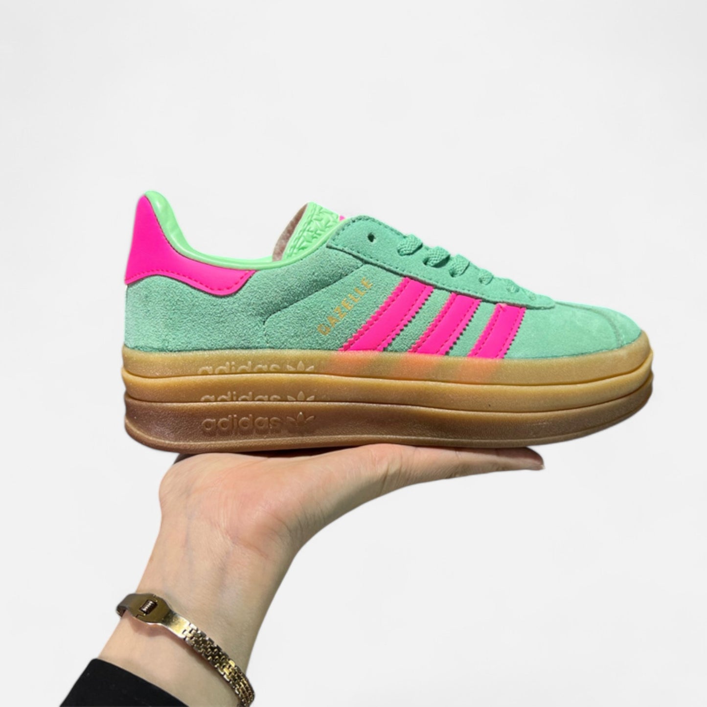 Adidas Gazelle Bold Pulse Mint Pink