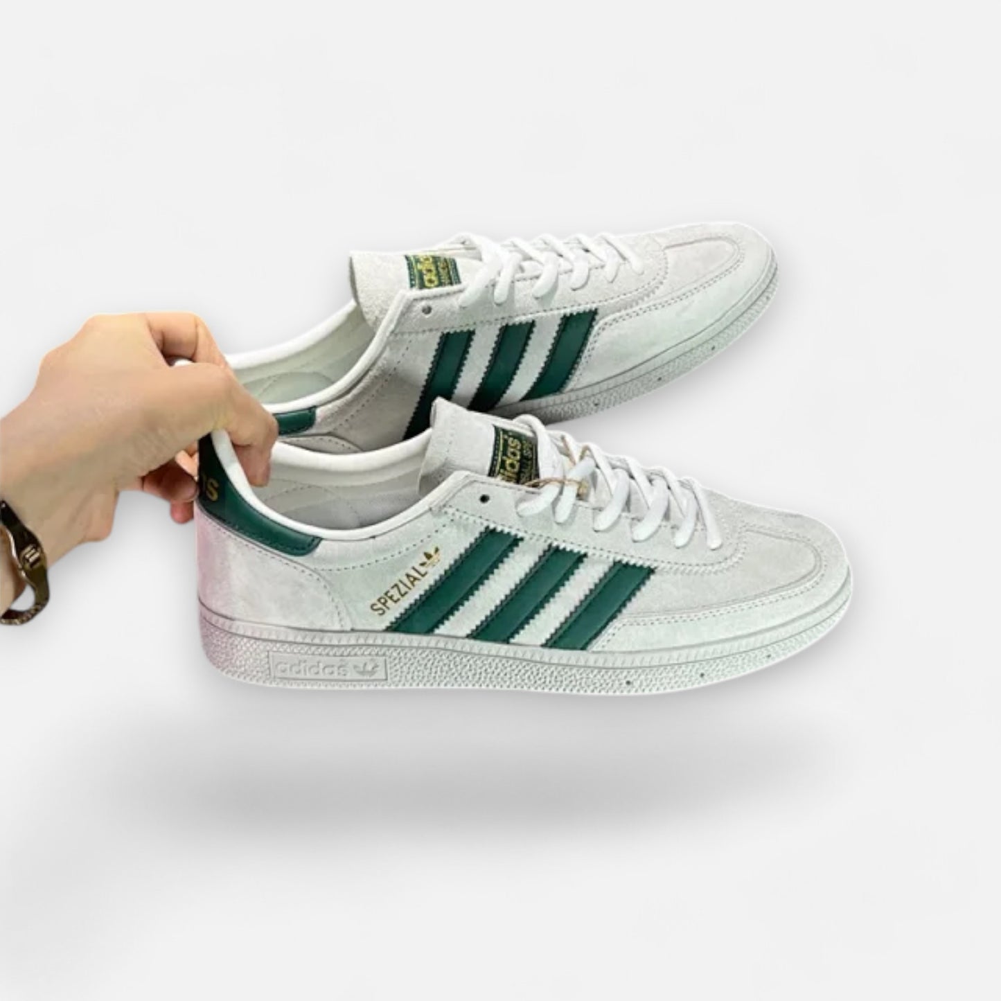 Adidas Handball Spezial Crystal White Dark Green