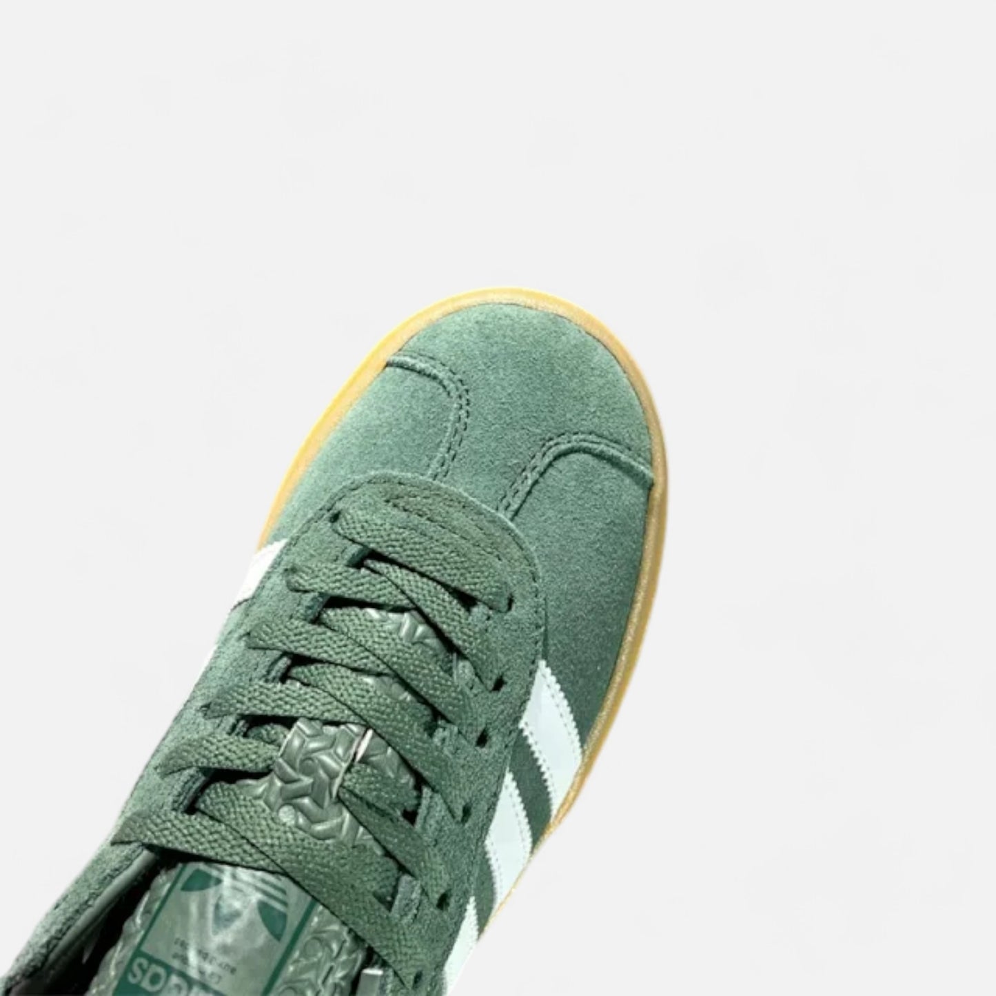 Adidas Gazelle Bold Silver Green Gum