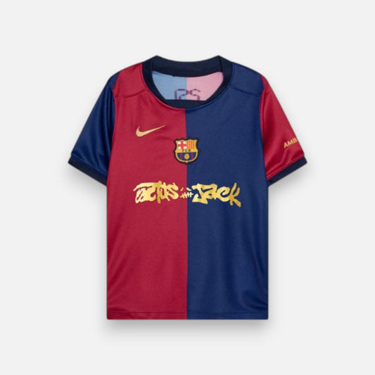 Barcelona 2024/25 Travis Scott Edition Home Jersey Player Version