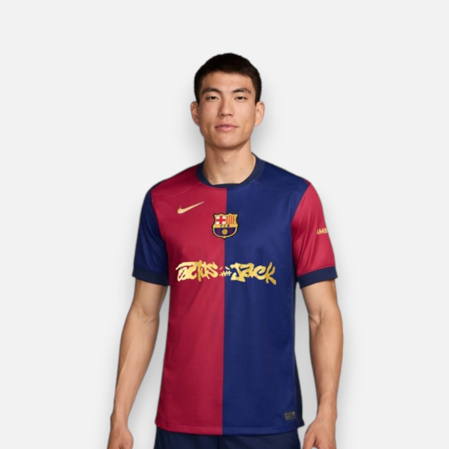 Barcelona 2024/25 Travis Scott Edition Home Jersey Player Version