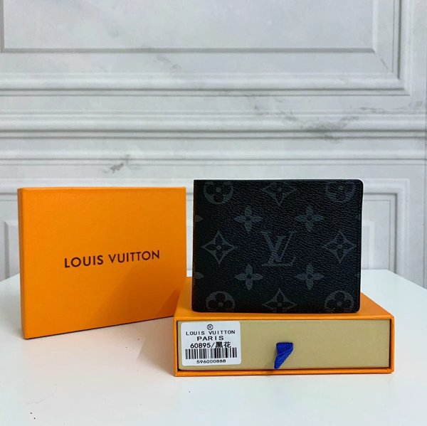 Portefeuille louis Vuitton Black Flower